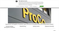 Desktop Screenshot of proco-sts.com